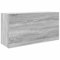 vidaXL Bad-Wandschrank Grau Sonoma 80x25x40 cm Holzwerkstoff, Bad-Hängeschrank, Hängeschrank Badezimmer, Wand-Badschrank, Hängeschrank Bad