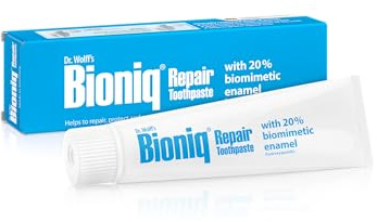 Bioniq Repair-Toothpaste – Pasta Dental Reparadora sin Flúor con Hidroxiapatita 1 x 100 ml - Esmalte Dental Artificial para Reparar Esmalte Dañado - Proteger Dientes Sensibles - Pasta de Dientes