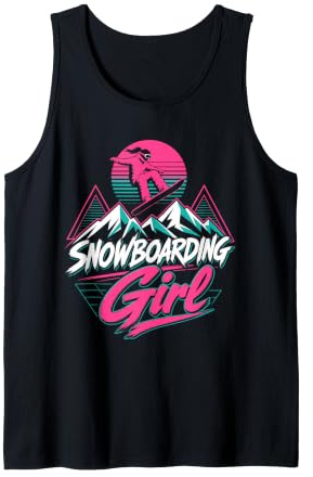 Snowboarder Snowboarding Girl Girls Children Snowboard Tank Top