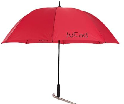 JuCad Golfschirm mit Stift Caddys rot