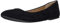 Amazon Essentials Women's Belice Slip On Ballet Flat, Black Microsuede, 5.5 UK