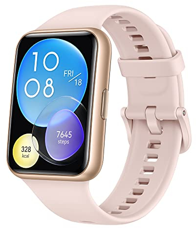 HUAWEI WATCH FIT 2 Smartwatch - Activity Tracker with Heart Rate & Blood Oxygen Monitoring - Long Lasting Battery up to 10 Days - Waterproof Fitness Watch with Multisport Tracker - Sakura Pink