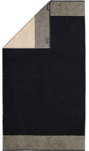 Cawö Handtücher Luxury Home Two-Tone 590 schwarz - 93