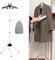 Soporte de Vapor para Ropa,Soporte de planchado para Vapor con Guantes de planchado,Trípode Telescópico y Percha