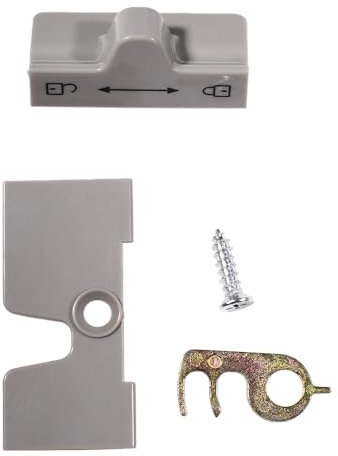 YUCKMZ Pestillo para puerta de refrigerador cerradura adicional para congelador compatible con frigorífico Serie 7 2412757300
