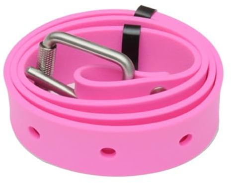 EpheyFIF Ceinture de poids de plongée 130 x 4,4 cm en silicone antidérapant avec boucle pour accessoires de plongée BCD