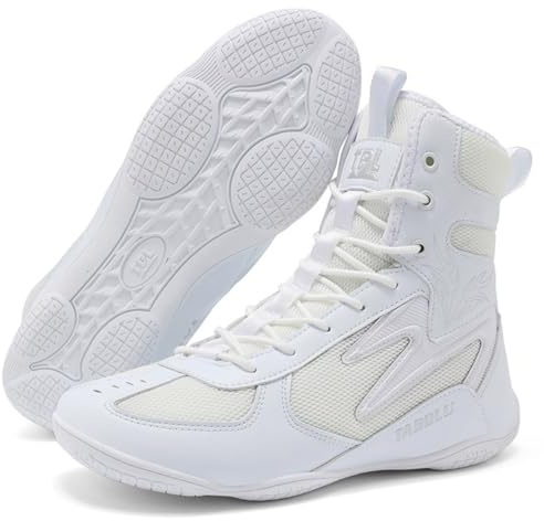 Men's Boxing Shoes Lightweight & Breathable Wrestling Training Shoes, for Fitness Weightlifting Powerlifting Shoes