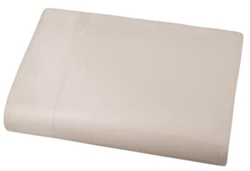 XL Oversized King Flat Sheet Only 132x110 Cal King Top Sheet Natural Beige