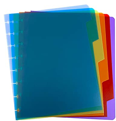Sistema de cuaderno de notas ATOMA - Hojas separadoras - Pestañas - Polipropileno - A5