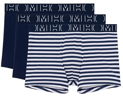 HOM - Christofer - Retro Short/Pant - 3er Pack (L Dunkelblau)