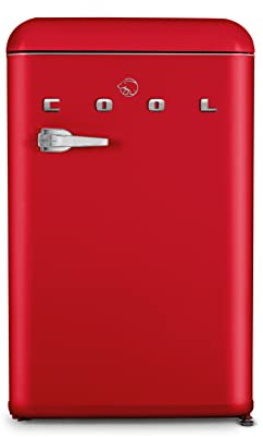 Commercial Cool 4.4 Cu. Ft. Retro All Refrigerator, CCRR4ALR, Red