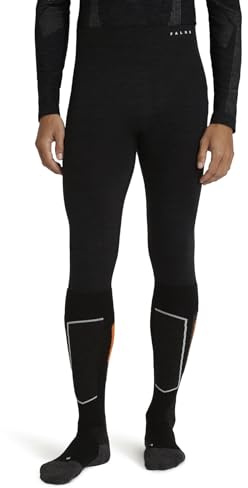 FALKE Men's Wool Tech. 3/4 Tights Base Layer Bottom, Thermal Breathable Quick Dry, 1 Piece