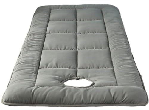 Tsffae Matelas De Lit Épais pour Salon De Beauté, Coussin De Lit Épais, Antidérapant, Coussin De Lit De Massage avec Trou, Tapis De Lit pour Salle De Beauté, 80x190cm