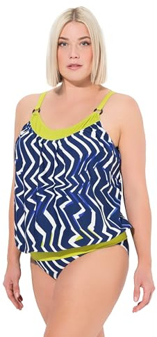 Ulla Popken Tankini, Enya, Dg, Lightning Traje de baño de una Sola Pieza Mujer