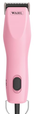 Wahl KM2+ Tagliacapelli per Animali - Per Tutti i Tipi di Pelliccia - Con Cavo - Per Gatti, Cani, Animali Domestici - Rosa