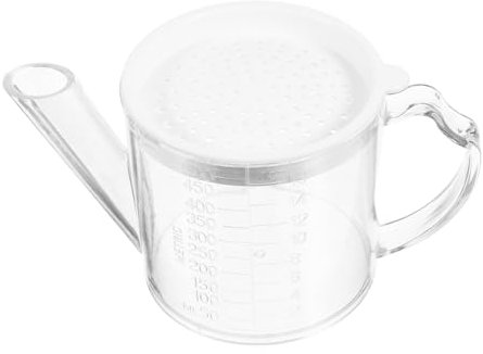 Mikinona Bidón De Aceite Filtro Separador De Grasa Para Cocina Contenedor Transparente Colador Para Almacenar Aceite Usado Recipiente Para Grasa