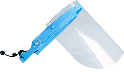 Schutzvisier klappbar Gesichtsschutz Face Shield Schutzschild Visier Augenschutz Schutzmaske Gesichtsschutzschild 1 Rahmen mit 10 Ersatzvisieren