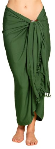 PANASIAM Sarong uni green, 250x116cm