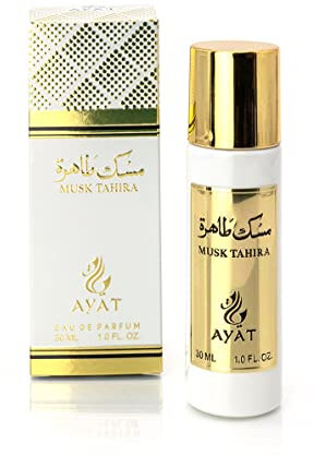 AYAT PERFUMES – Eau de Parfum Oriental Musk 30 ml – Mini Flacon Senteur Arabian pour Femme & Homme – Cadeau Original – Fabriqué à Dubaï (Musk Tahira)