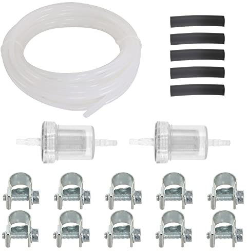 18pcs Car Air Parking Heater 2x Fuel Filter Replacement 5m Fuel Pipe 470499 Tube Replacement Fuel Pipe Line Hose Clip Fuel Filter crudefor Webasto Eberspacher