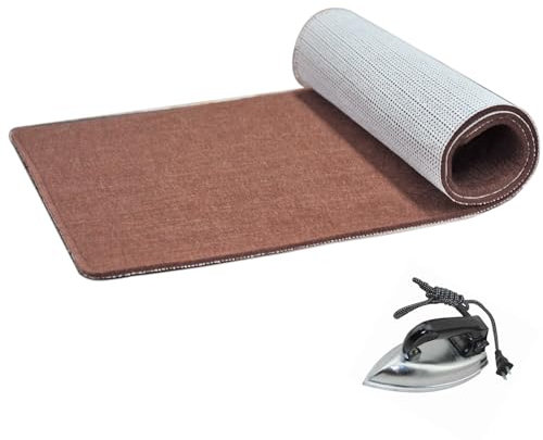 Alfombrilla antideslizante de fieltro para planchar, cubierta de tabla de hierro y manta para acolchar, coser y sus suministros, resistente al calor, las manchas y las quemaduras