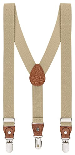BomGuard Bretelle per Bambini – regolabili – altezza ca. 90–125 cm – Beige