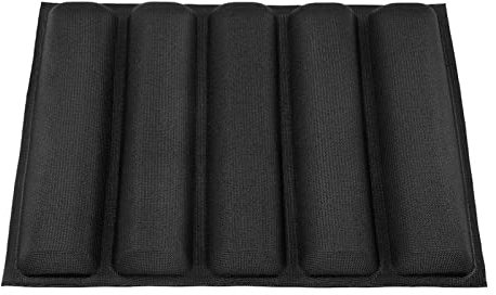 UPQRSG Teglia per Baguette, Teglia per Baguette in Silicone a Forma Oblunga, Teglia per Baguette Francese Resistente Al Calore, Vassoio da Forno per Baguette Riutilizzabile