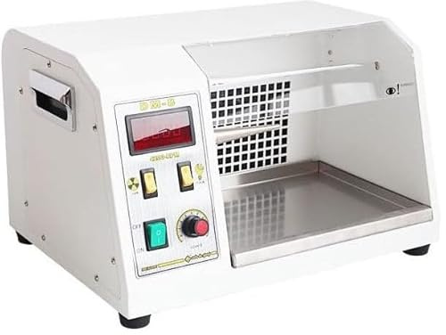 Machine de polissage sous vide de bijoux en or et en argent, machine de polissage de bijoux de bureau avec lumière pour polir des pièces métalliques de bijoux ou des pièces en plastique