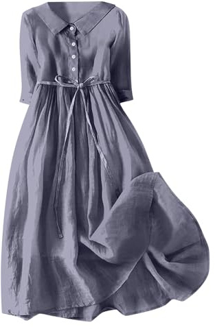 Offerte Saldi Vestito Estivo Donna Cotone Corto Vestitino Copricostume Donna Vestito Elegante Per Matrimonio Abiti Donna Primavera 2024 Donna Vestiti Invernali Magliette Donna Manica Corta Offerte