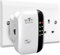 2025 Newest WiFi Extender, WiFi Booster, WiFi Repeater, Covers Up to 3000 Sq.ft and 45 Devices, Internet Booster - with Ethernet Port, Quick Setup, Home Wireless Signal Booster, UK plug - (White3)