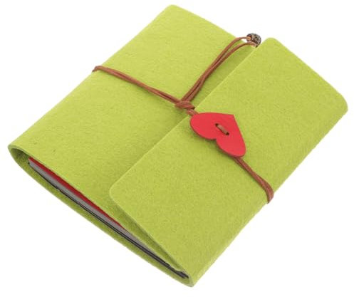 Cabilock Álbum de Fotos DIY con Cubierta de Fieltro Álbum de Amigos y Familia y Práctico Scrapbooking y Conmemoraciones