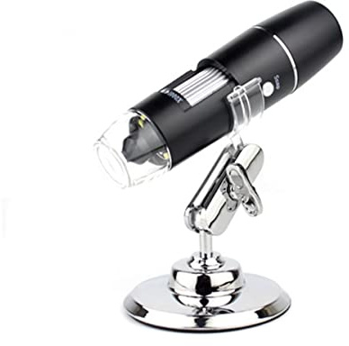 Accessori per microscopio regolabile 1600 x 2 MP 8 LED digitale portatile durevole e prestazioni affidabili (mini supporto 2, 1000X)