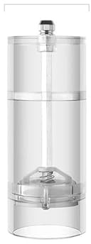 Molinillo Pimienta,Pepper Grinder Juego de molinillos sal y pimienta: manuales especias acrílico transparente, perfectos for marina pimienta, accesorios cocina(5inch - Set of 1)