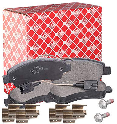 febi bilstein 16956 Brake Pad Set with fastening material, 1 unit