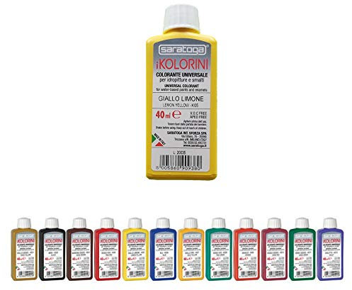 Colorante per Idropitture e Smalti iKOLORINI 40 ml SARATOGA (KI05 Giallo Limone)