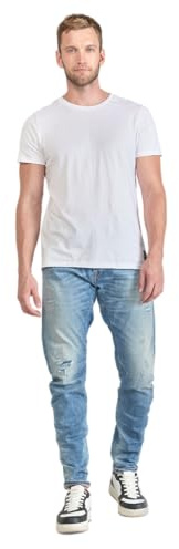 Le Temps des Cerises Jeans 900/03 Tapered arqué Alost Destroy Bleu N°4