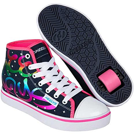 Heelys Veloz Sneaker, Denim Rainbow, 38 EU