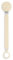 Suavinex, Chupetero de Silicona, Broche Pinza con Cinta Plana de Silicona, Cadena Chupete para Bebés +0 Meses, Clip con Plaquita de Silicona, Broche para el Chupete Wonder, Whitecap Gray