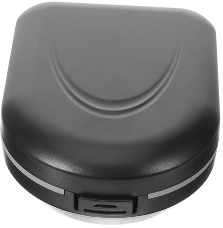 UTHCLO Estuche Pequeño para Portátil Caja Dura a Prueba De Golpes Negro Compacto para Viaje Oficina y Uso Diario Protección Segura y Ligera para