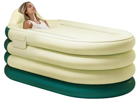 Bañera inflable para ducha, cubo de lavado corporal con bomba de pie, bañera inflable para ducha, , relajante, apartamento, hogar, hotel, hombres y mujeres
