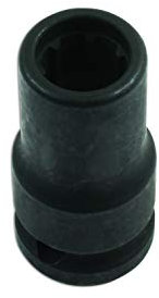 Laser 7517 Brake Caliper Socket 1/2D 14mm, Black