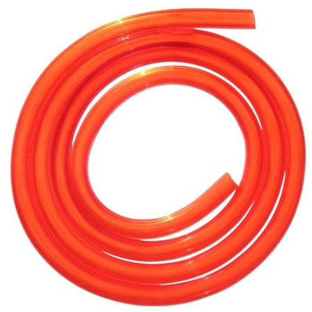 cyclingcolors Röd, genomskinlig bensinslang, hög kvalitet, speciell kolväte, olja, slang, bränsle motorcykel skoter, fyrhjuling, Ø 6 mm x 2 meter