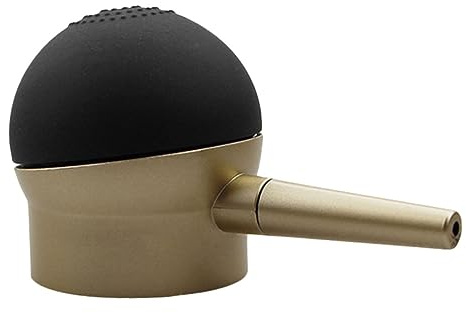 LALAFINA Hair Fibers Spray Applicator Nozzle for Thinning Hair Gold Color Precision Pump for Salon Use for Men and Women