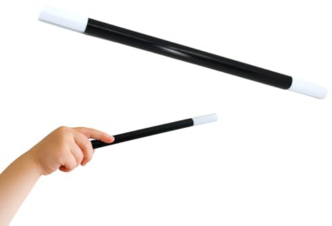 Storm&Lighthouse Magic Wand Black and White Magician Wand 26.5cm Long Magic Spell Caster Party Bag Fillers Kids Toys Fancy Dress Accessories Book Day Wands