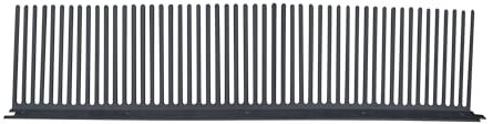 Jardibric - Peine antipájaros, color negro, rejilla Stop Piaf 50 cm x 11 cm, protección eficaz para techos y estructura exterior