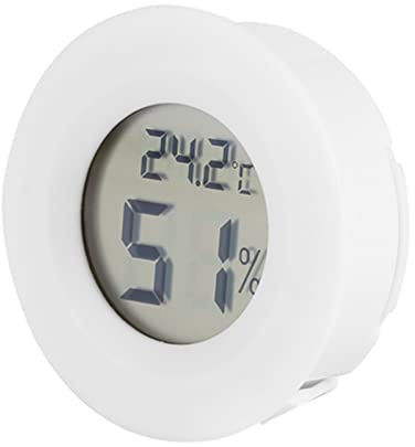 Fuktmätare, Utomhustermometer Minihygrometer Digital LCD-temperaturfuktighetsmätare Utomhustermometer för Inomhusbruk Trådlös för Humidorer Växthus Trädgårdskällare Fahrenheit