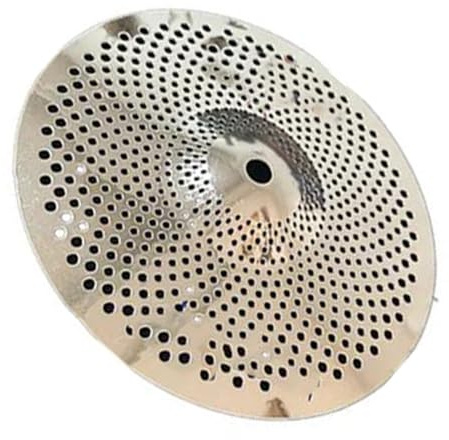 Silberfarbener Polierdämpfer/Low Volume 8 Splash-Becken Trommelbecken