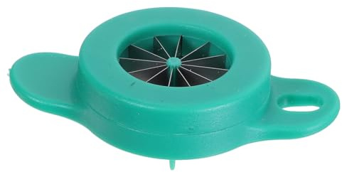 SHINEOFI Taglierina da Cucina Professionale per Scalogno 12 Lame Affilate, Impugnatura Antiscivolo Verde, Tritatore Pratico per Cipollotti e Verdure Fresche, Utensile da Cucina Resistente