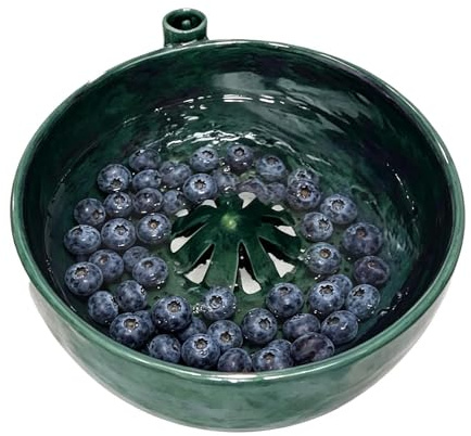 Cuenco de lavado automático de bayas, de bayas y cuenco giratorio, cuencos de lavado automático de bayas, limpiador multifuncional de verduras con colador, herramienta de cocina de limpieza
