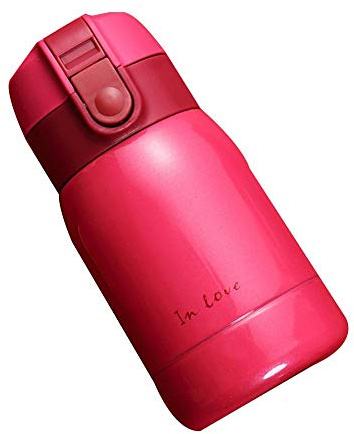 Mini 7 oz Stainless Steel Water Bottle, Small Vacuum Insulated Water Bottle Leakproof Sport Tumbler Cup Hot and Cold Water Bottle for Women Girls Kids Gift Milk Tea Lunch (Red)